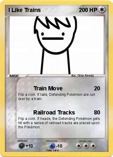 Pokemon I Like Trains