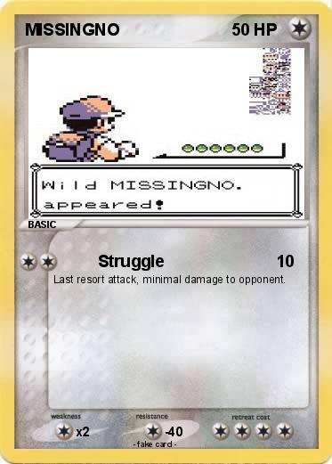 Pokemon MISSINGNO