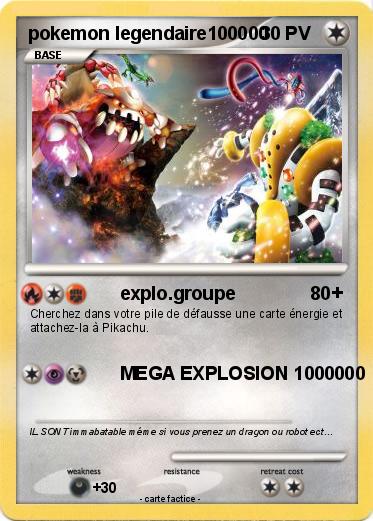 Pokemon pokemon legendaire100000