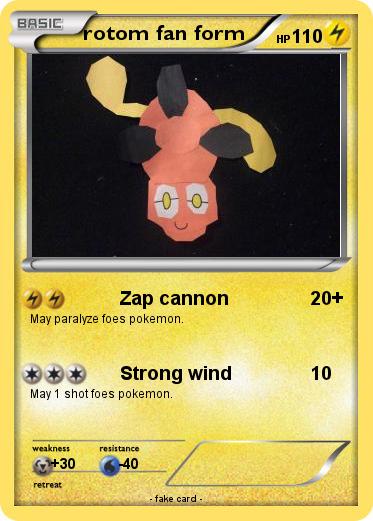 Pokemon rotom fan form