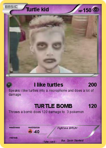 Pokemon Turtle kid