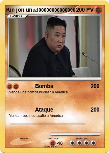 Pokemon Kin jon un