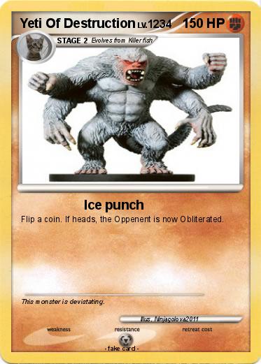 Pokemon Yeti Of Destruction