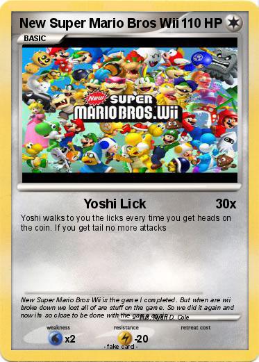 Pokemon New Super Mario Bros Wii