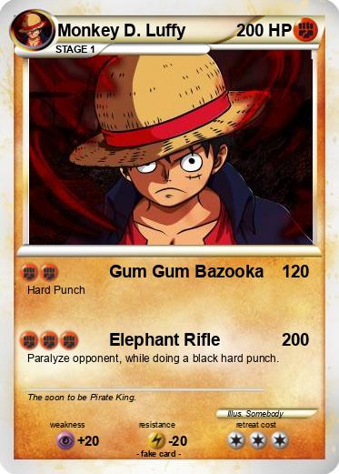 Pokemon Monkey D. Luffy