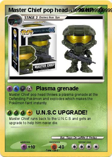 Pokemon Master Chief pop head