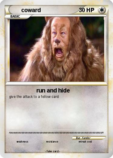 Pokemon coward
