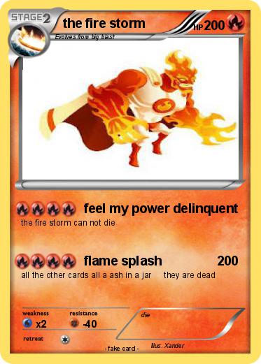 Pokemon the fire storm