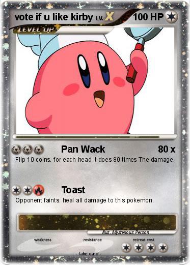 Pokemon vote if u like kirby