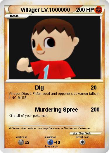 Pokemon Villager LV.1000000