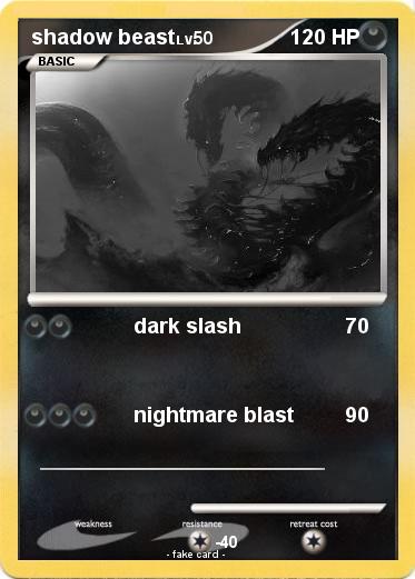 Pokemon shadow beast