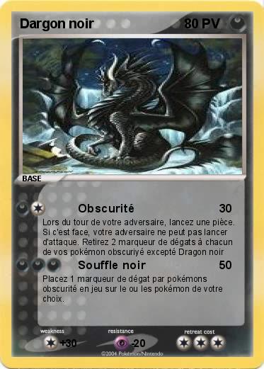 Pokemon Dargon noir