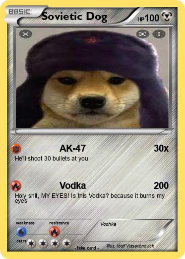 Pokemon Sovietic Dog