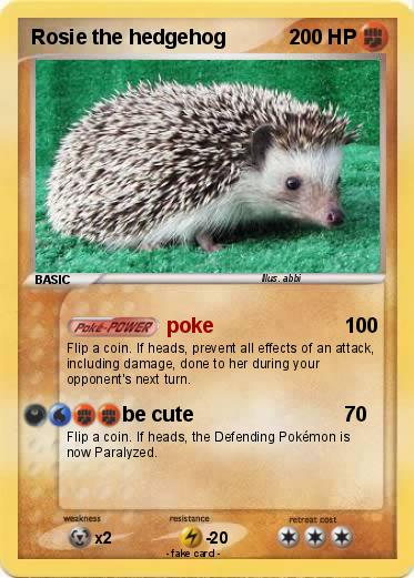 Pokemon Rosie the hedgehog