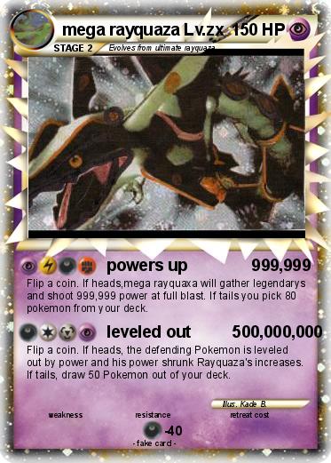 Pokemon mega rayquaza Lv.zx