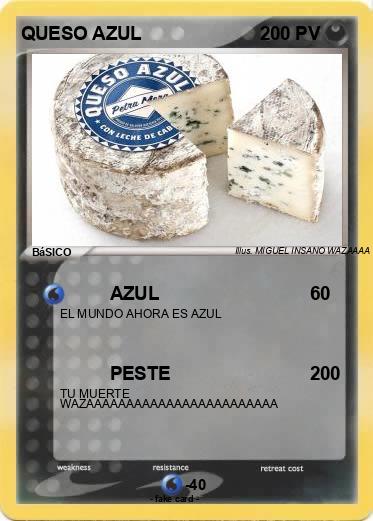Pokemon QUESO AZUL