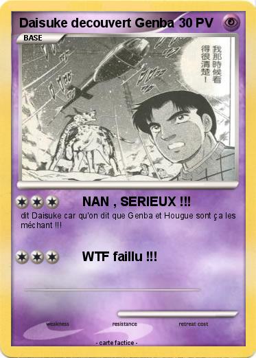 Pokemon Daisuke decouvert Genba