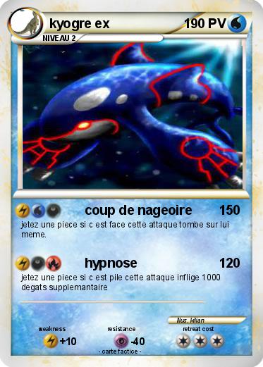 Pokemon kyogre ex
