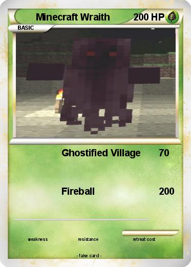 Pokemon Minecraft Wraith