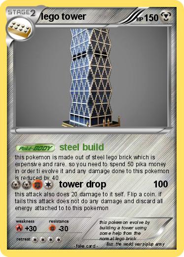 Pokemon lego tower