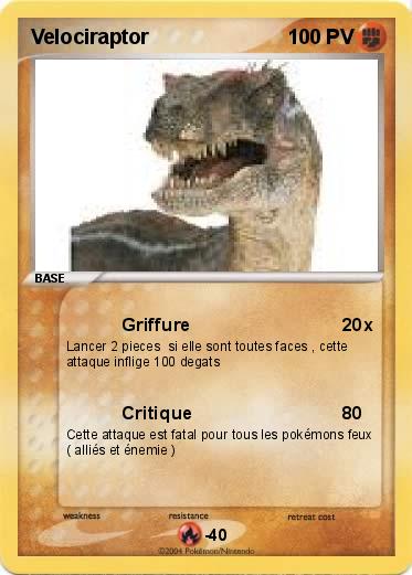Pokemon Velociraptor 