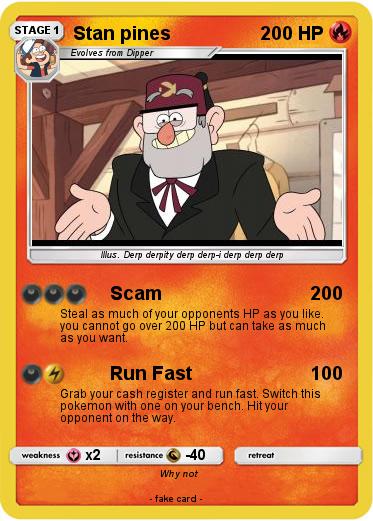 Pokemon Stan pines