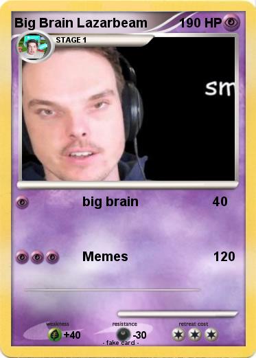 Pokemon Big Brain Lazarbeam