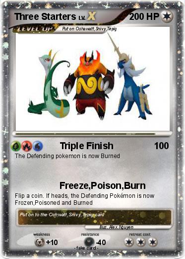 Pokemon Three Starters