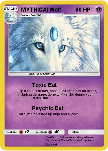 Pokemon MYTHICAl Wolf