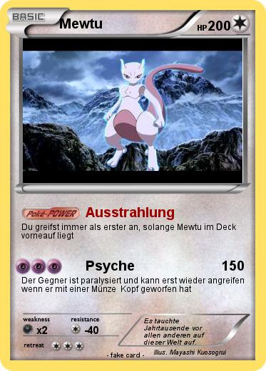 Pokemon Mewtu