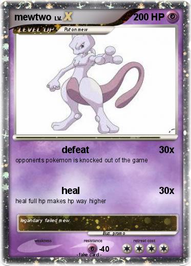 Pokemon mewtwo
