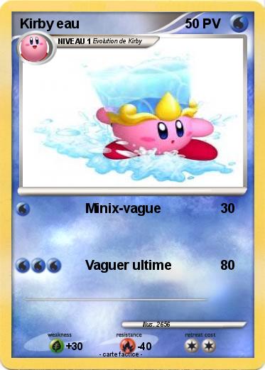 Pokemon Kirby eau