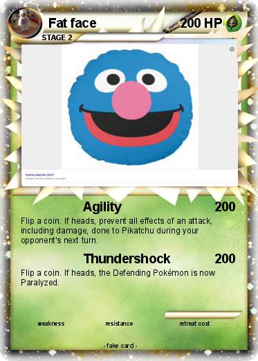 Pokemon Fat face