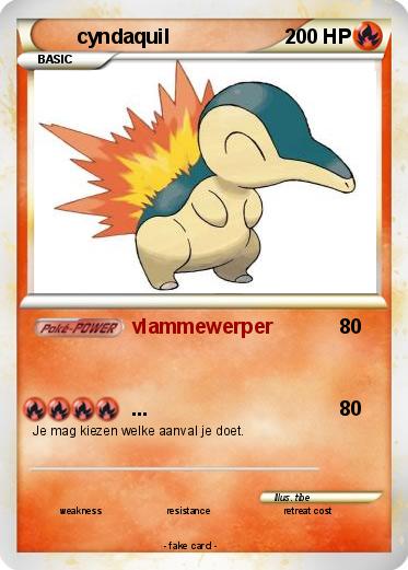Pokemon cyndaquil