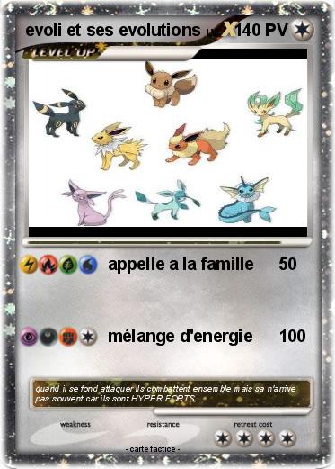 Pokemon evoli et ses evolutions