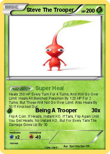Pokemon Steve The Trooper