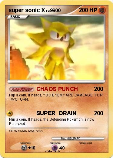 Pokemon super sonic X