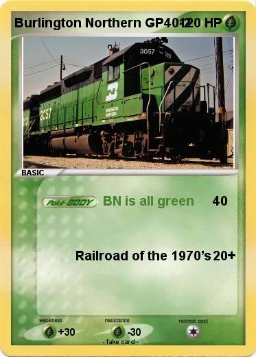 Pokemon Burlington Northern GP40-2