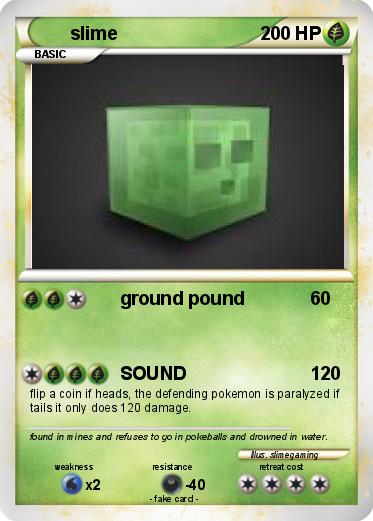 Pokemon slime