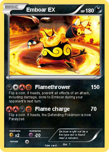 Pokemon Emboar EX