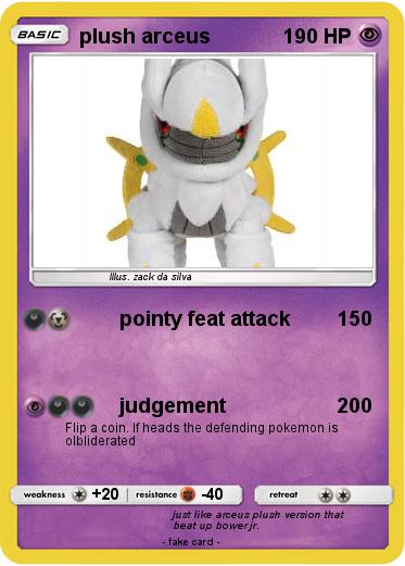 Pokemon plush arceus