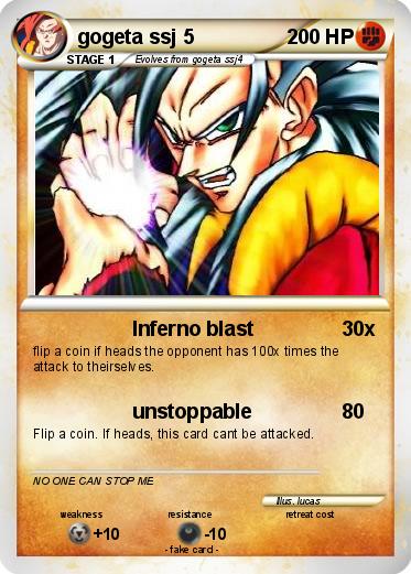 Pokemon gogeta ssj 5