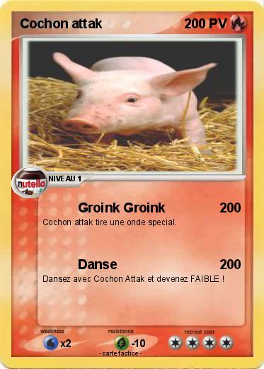 Pokemon Cochon attak