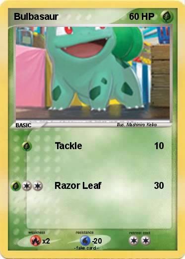 Pokemon Bulbasaur