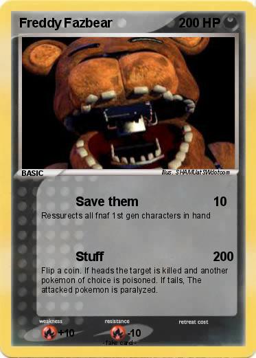Pokemon Freddy Fazbear