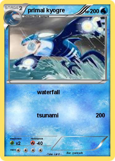 Pokemon primal kyogre