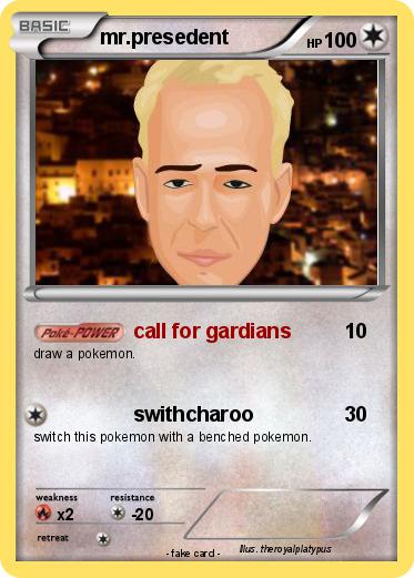 Pokemon mr.presedent
