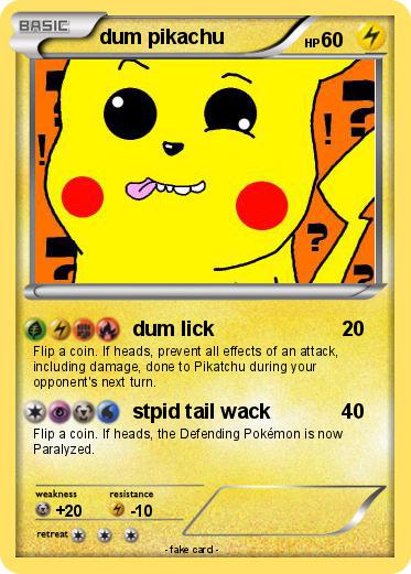 Pokemon dum pikachu