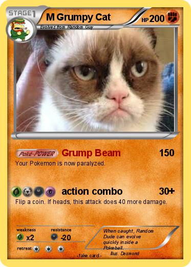 Pokemon M Grumpy Cat
