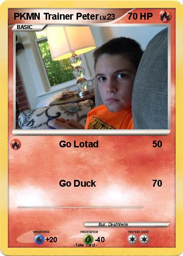 Pokemon PKMN Trainer Peter